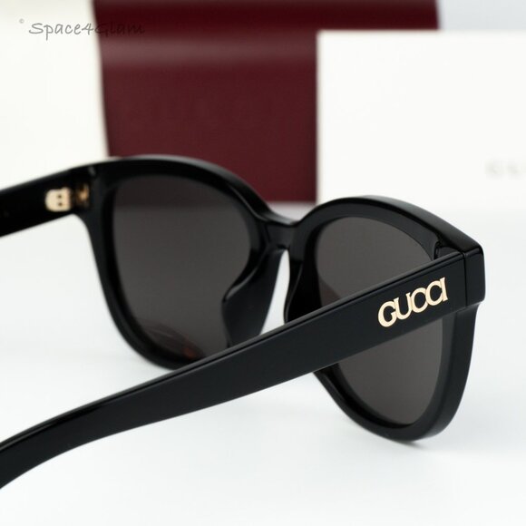 Gucci Women Sunglasses Black Grey Square GG1797SK 001 NEW AUTHENTIC - Picture 5 of 9